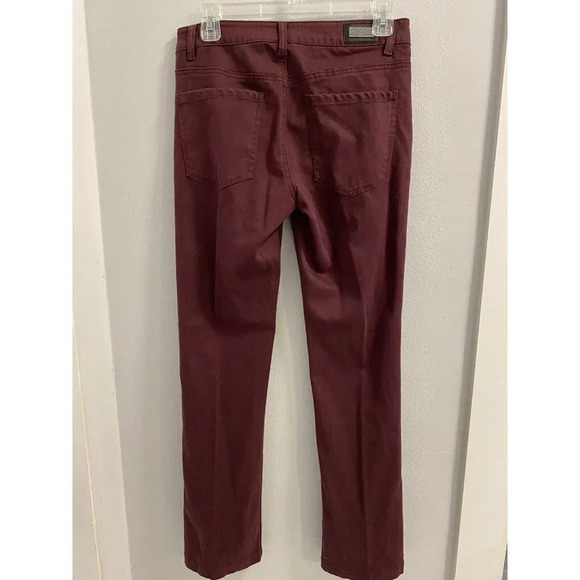 liverpool jeans company sadie straight burgundy jeans size 28/6 - Pre Owned - Picture 4 of 7